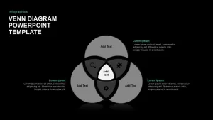 Venn diagram template for PowerPoint