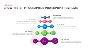 5 Step Growth Concept Infographic PowerPoint Template & Keynote