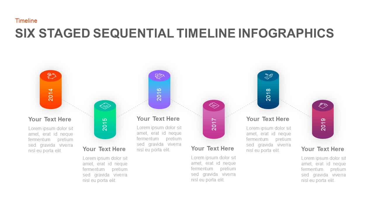 Sequential Timeline Template for PowerPoint