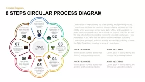 8 Step Circular Process Diagram PowerPoint & Keynote Template