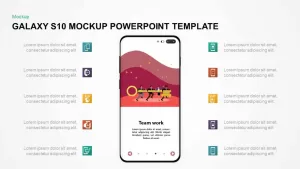 Galaxy S10 Mockup PowerPoint Template &#038; Keynote