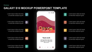 Samsung Galaxy S10 Mockup Template for PowerPoint
