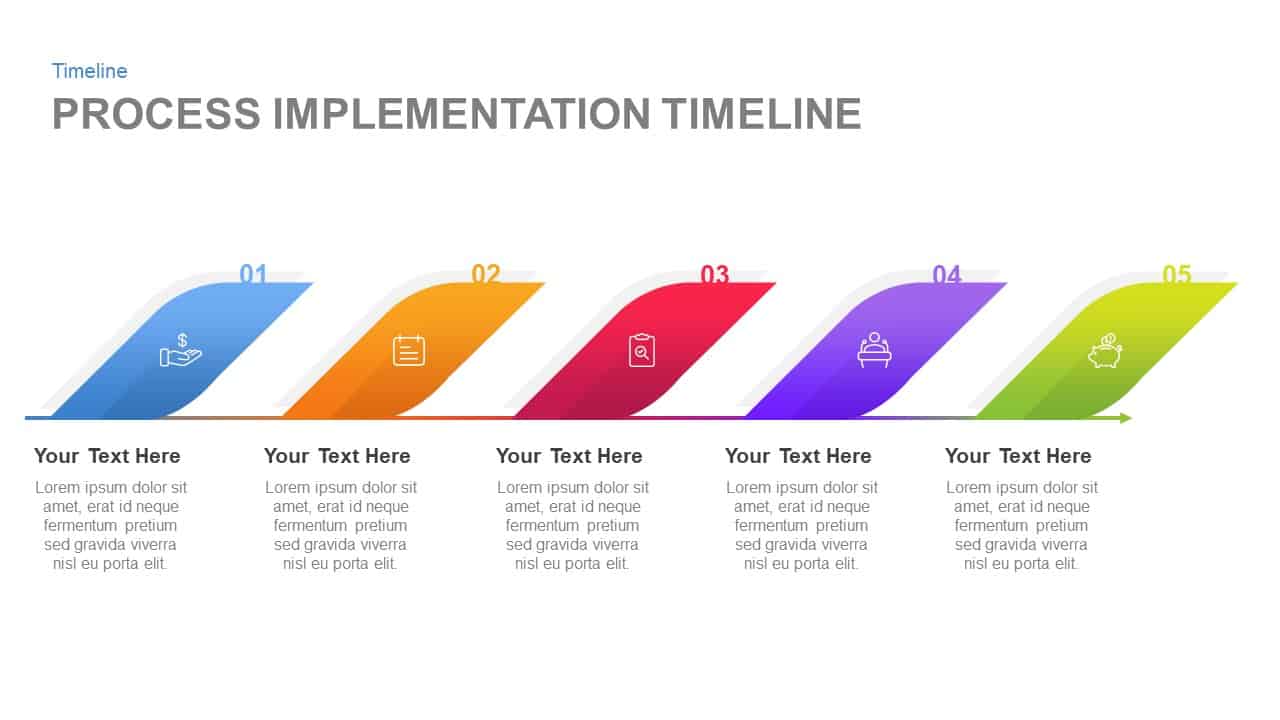 Process Implementation Timeline Template for PowerPoint & Keynote