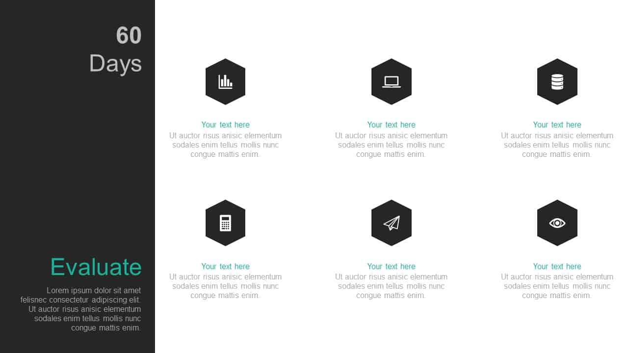 60 Day Business Plan PowerPoint Template
