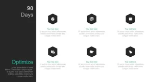 90 Day Business Plan PowerPoint Template