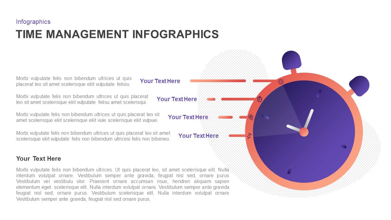 Time management PowerPoint template and Keynote Slide