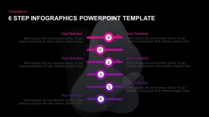 6 Step Infographic PowerPoint Template