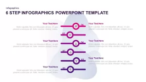 6 Step Infographic Template for PowerPoint &#038; Keynote