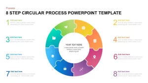 8 step circular process PowerPoint template