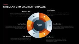 Circular CRM PowerPoint Template