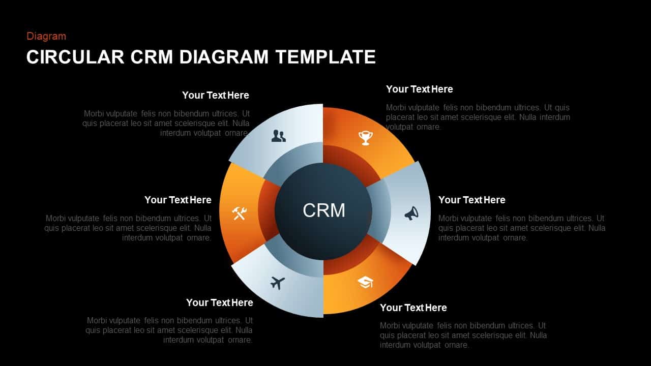 Circular CRM Diagram for PowerPoint & Keynote Slidebazaar