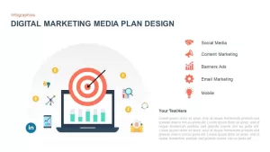 Digital Marketing Media Plan Template for PowerPoint &#038; Keynote