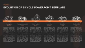 Evolution of Bicycle Timeline PowerPoint Template