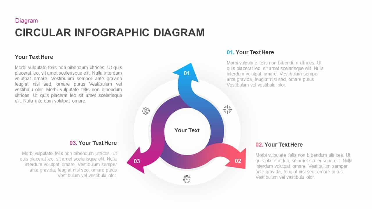 Infographic Circular Diagram PowerPoint Template