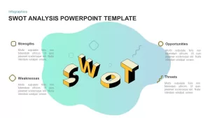 Simple SWOT Analysis PowerPoint Template & Keynote