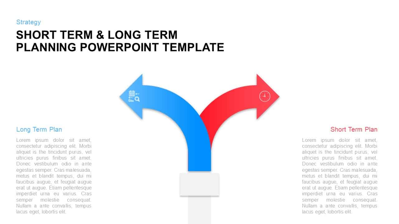 Short Term & Long Term Planning Template for PowerPoint & Keynote