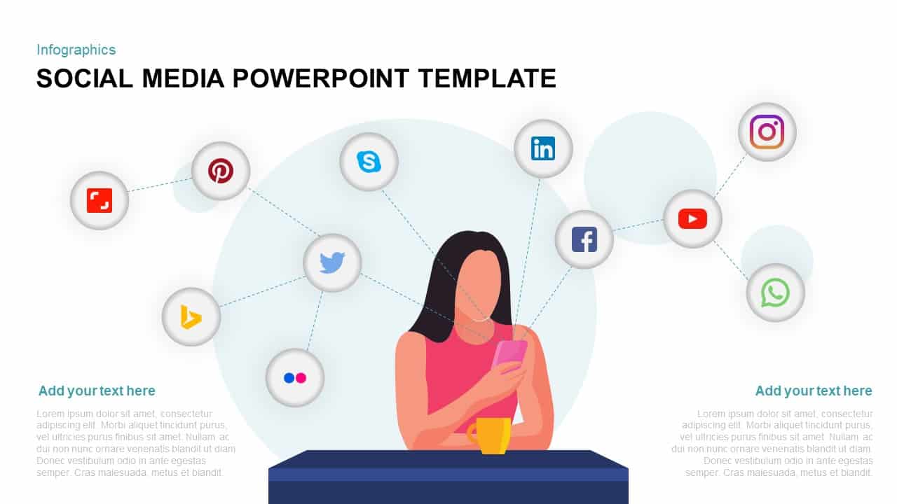 Social Media Template For Powerpoint Keynote Slidebazaar