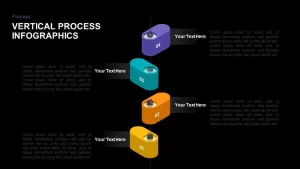 Vertical Process Infographic Template for PowerPoint