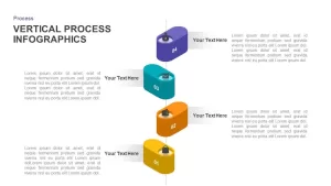 Vertical Process Infographic Template for PowerPoint &#038; Keynote