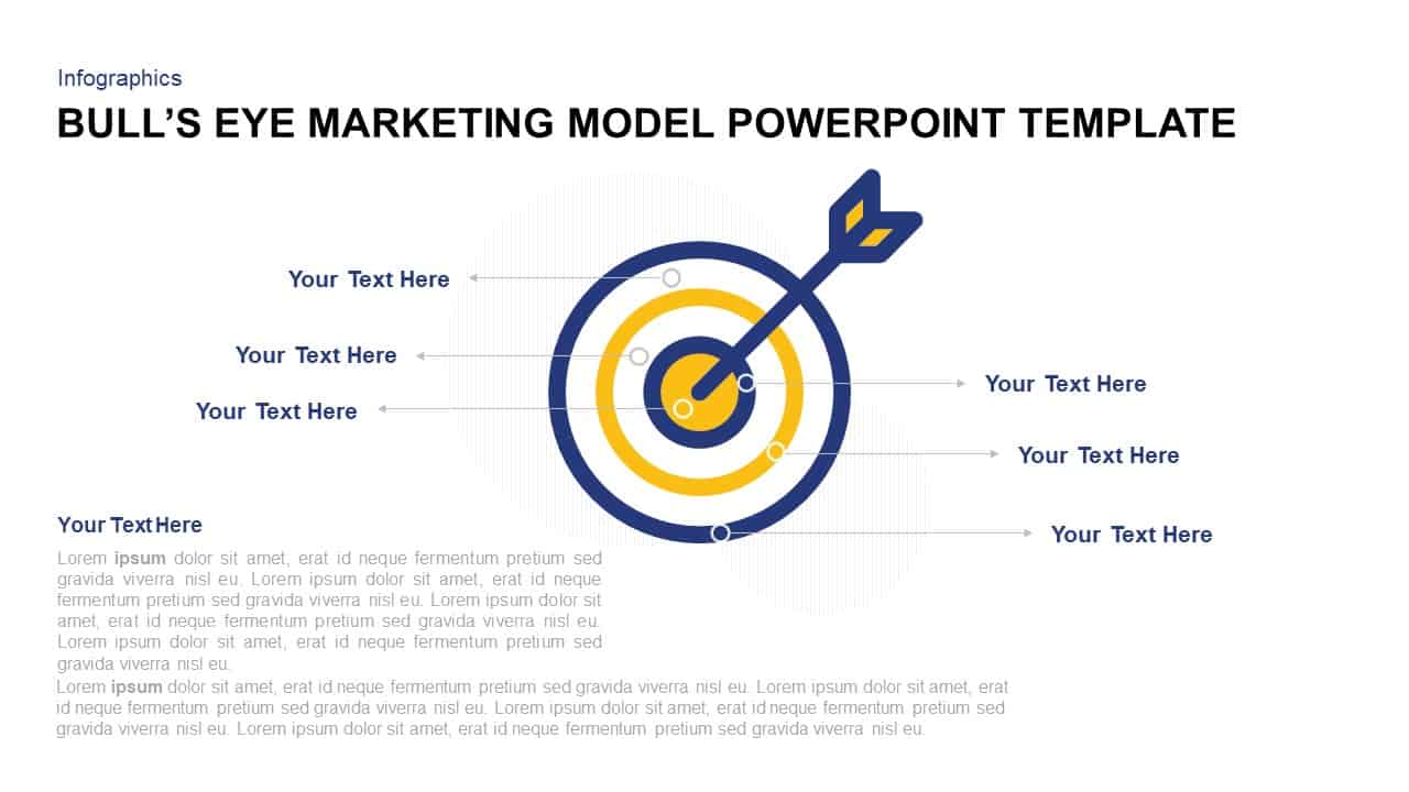 Bull’s Eye Marketing Model Template for PowerPoint