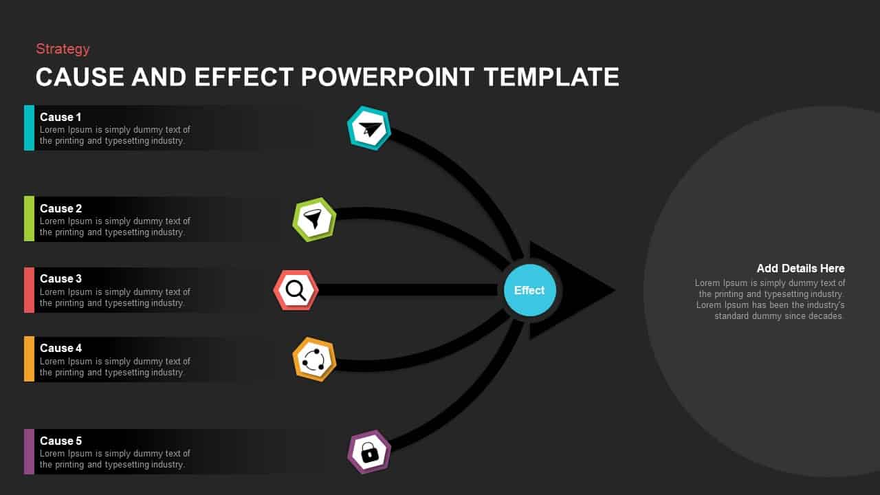 Cause And Effect PowerPoint Template Slidebazaar