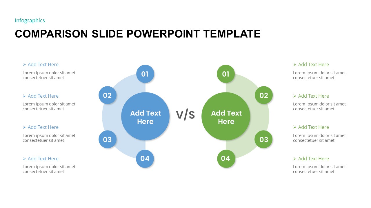 Comparison Slide Templates for PPT &amp; Keynote