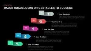 Major Roadblocks Or Obstacles To Success PowerPoint Diagrams