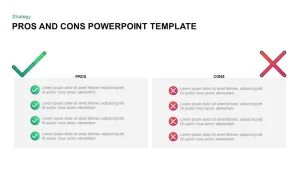 Pros and Cons Template for PowerPoint &#038; Keynote