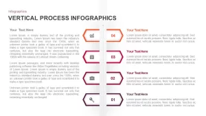 4 Step Vertical Process Infographic Template for PowerPoint &#038; Keynote