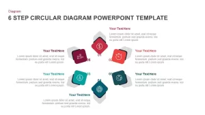 6 Step Circular Diagram PowerPoint Template