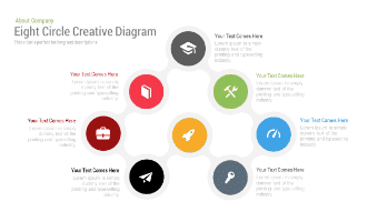 Eight Circle Creative Diagram Free Google Slides Theme