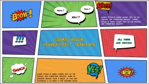 Free Comic Book Template for PowerPoint & Keynote