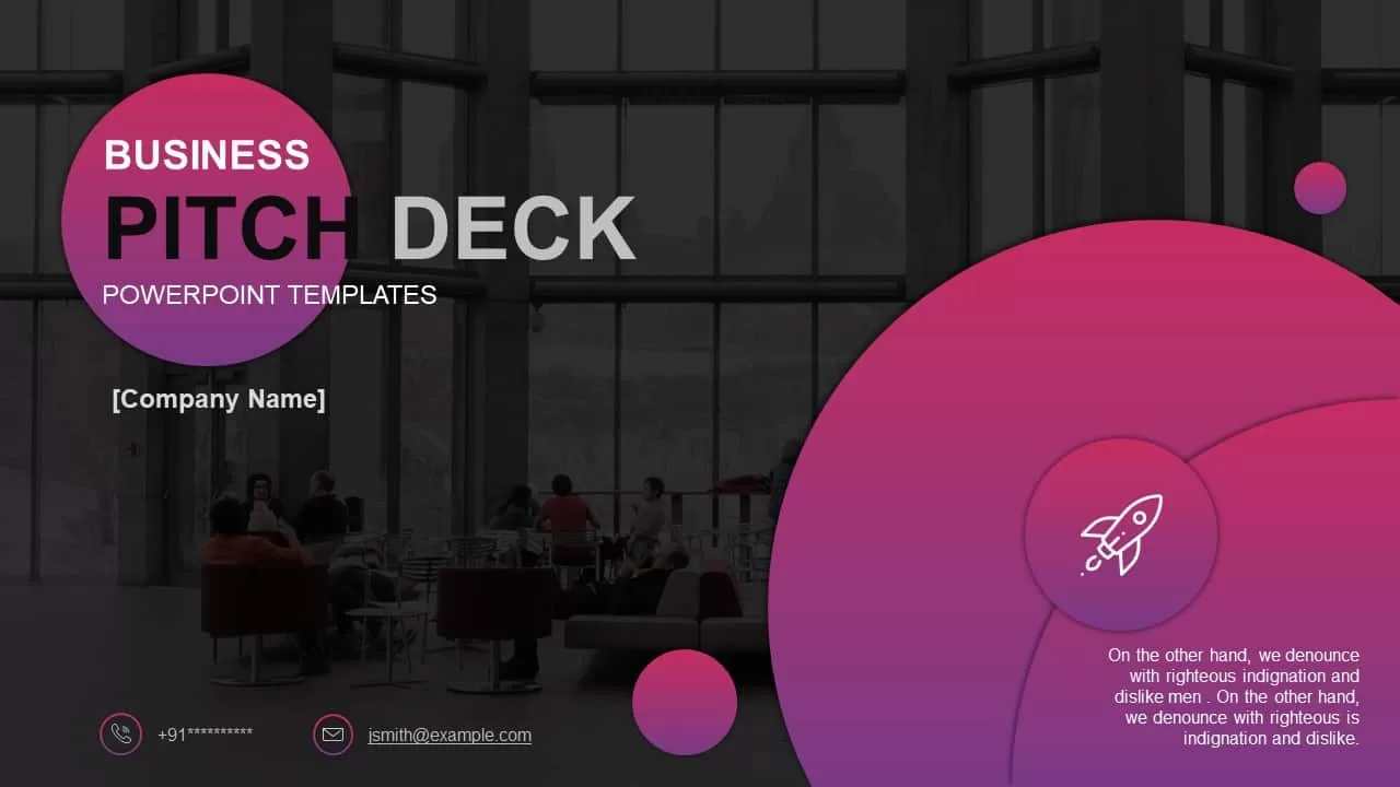 Company Profile Pitch Deck Template PowerPoint