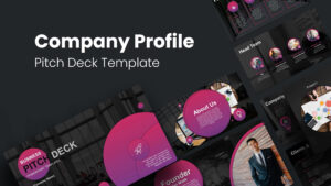 Company Profile Pitch Deck Template for PowerPoint