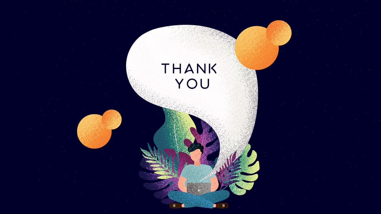 Thank You Slide For Ppt Animated : Thank You Powerpoint Templates