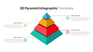 3D Pyramid Infographic Template