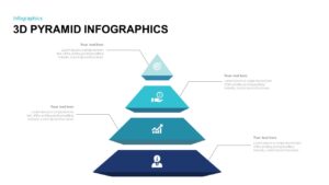 3D Pyramid Infographic Template for PowerPoint