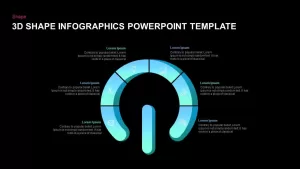 3d shape infographic powerpoint template