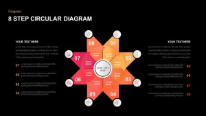 8 Step Circular Diagram PowerPoint Template