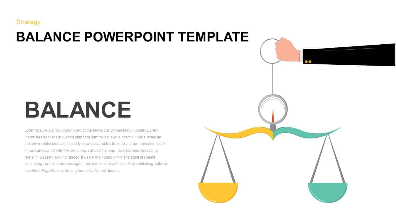 Balance PowerPoint Template | Balance Ppt Template | Slidebazaar
