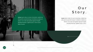 Business Presentation PowerPoint Template Our Story