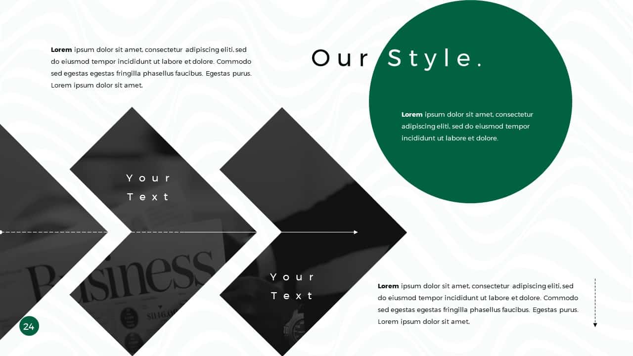 Business Presentation PowerPoint Template Our Style