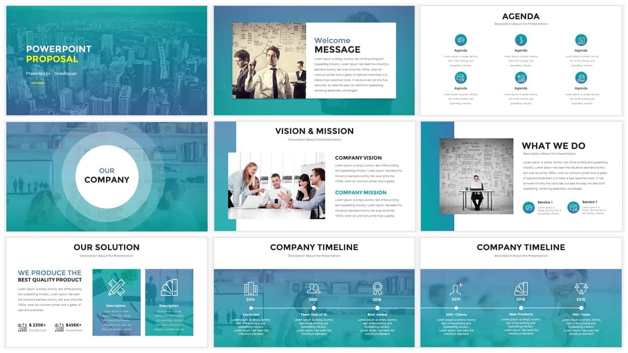 Business Proposal PowerPoint Template Slidebazaar