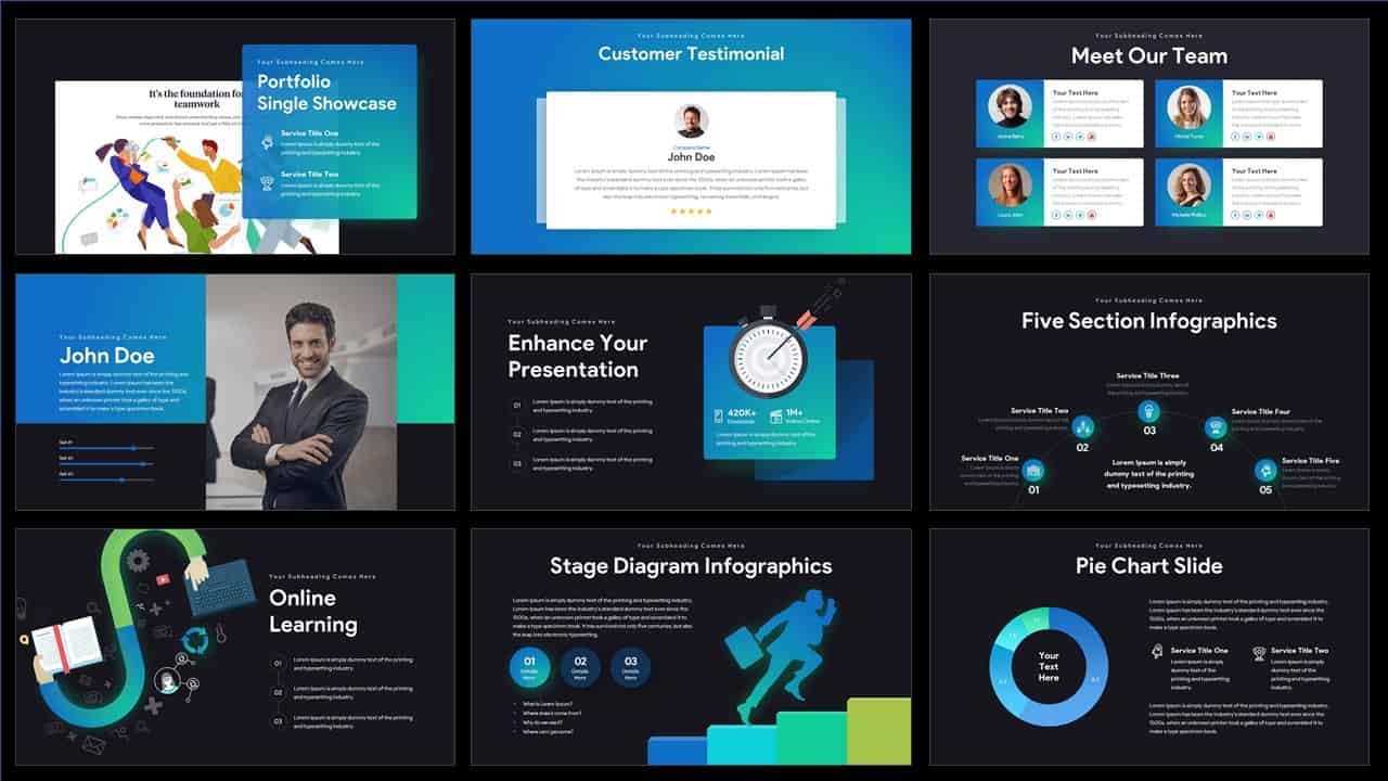 Ppt Templates For Pitch Deck