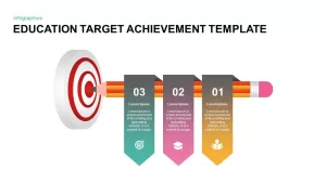 Education Target Achievement Template for PowerPoint