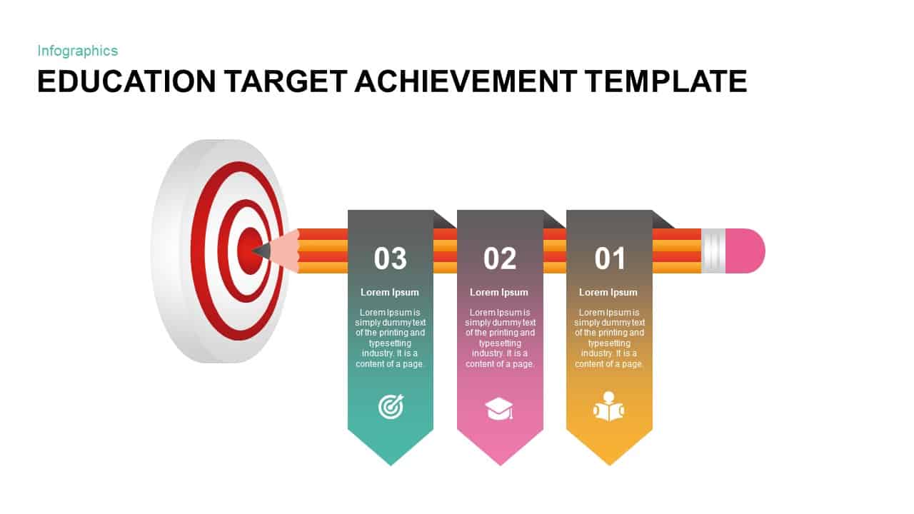 Target Achievement Template For Education Purpose Slidebazaar