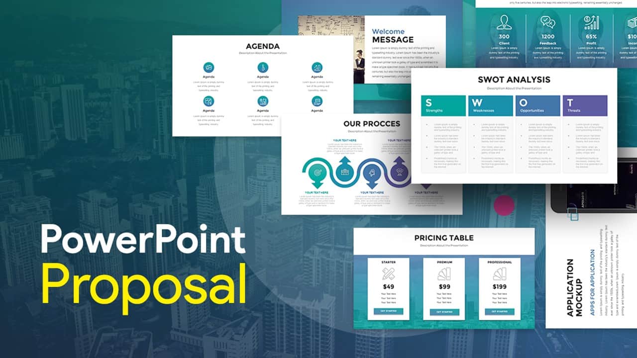 powerpoint presentation proposal template