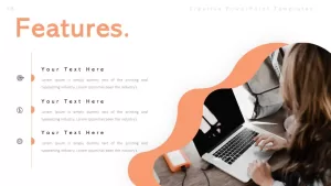 Creative Features PowerPoint Templates