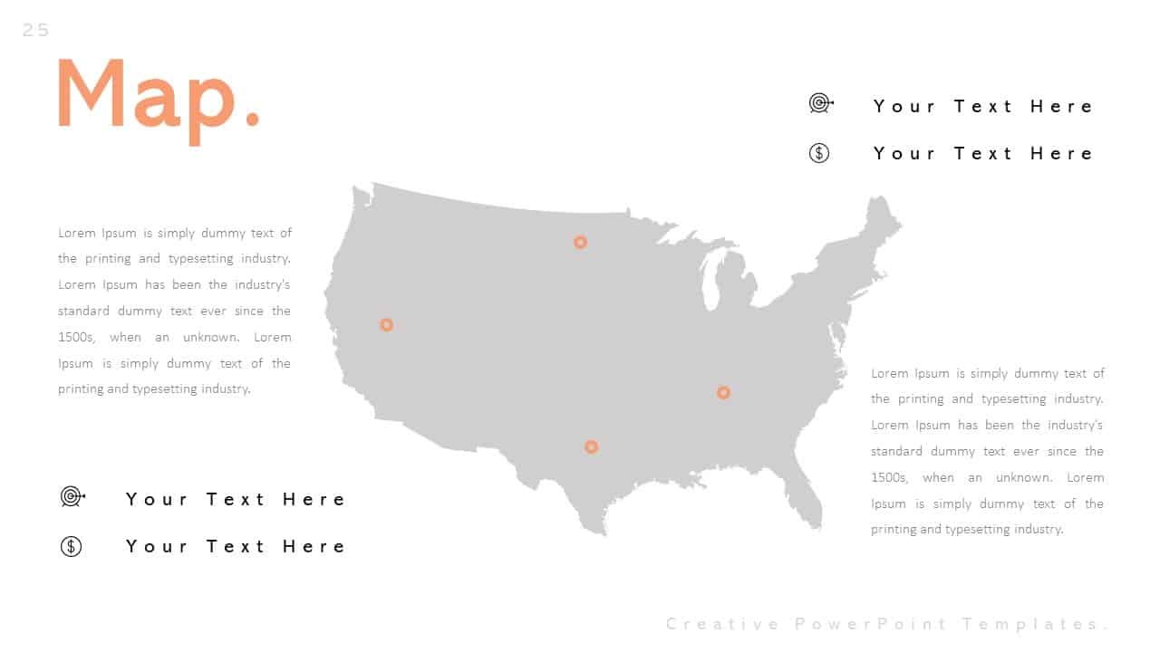 Creative PowerPoint Map Templates