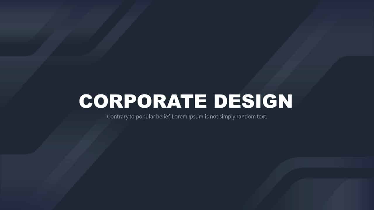 Free Corporate PowerPoint Template Design Slidebazaar